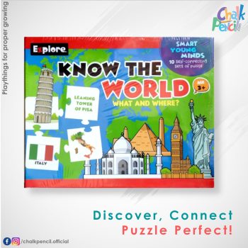 Eksploe 13008 Know The World Educational Puzzle