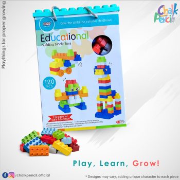 Educational Building Blocks Toys - 120 Pcs Set