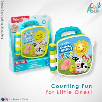 Fisher-Price Laugh & Learn Counting Animal Friends Musical Book (FYK57)