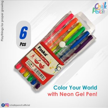 Foska Neon Gel Pen Set