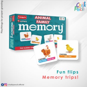 Funskool Memory Animal Family - Educational Memory Game