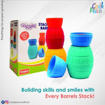 Giggles Stacking Barrels - CP100 Educational Toy