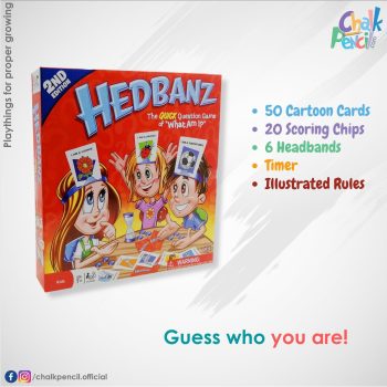 Quick Hedbanz 2nd Edition Question Board Game