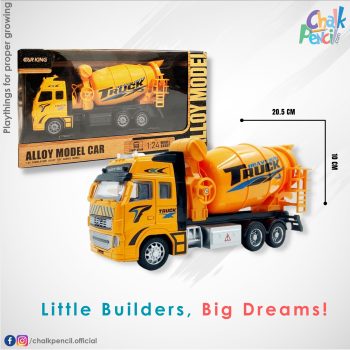 Kids Construction Truck Toy - Friction Powered