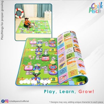 Kids Crawling Educational 2-Side Play Mat