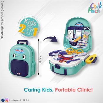 Kids Doctor Backpack Role Play Set