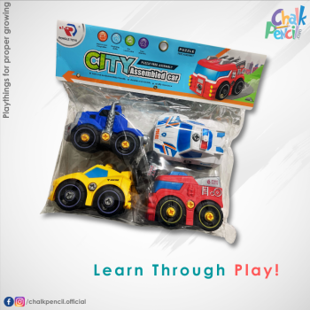 City Assembled DIY Building Car Toy
