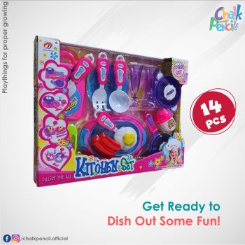Cp088 Kids Kitchen Dishware Set - Pretend Play Toy