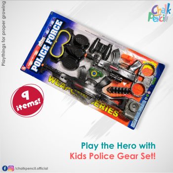 Cp080 Kids Police Gear Set - Pretend Play Toy