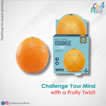 Kids Smart Orange Cube Educational Toy