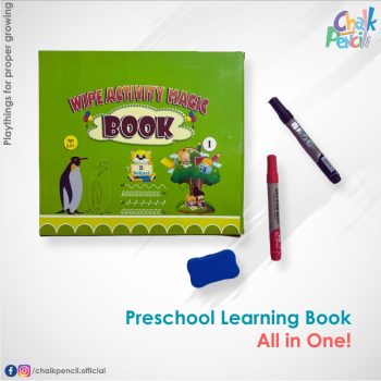Kids Wipe Activity Magic Book - Reusable Learning Set