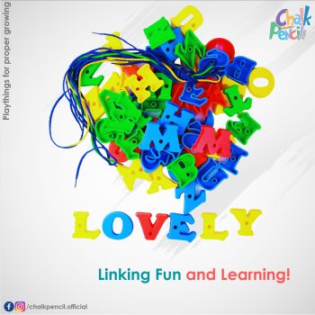 Letter Threaded Building Blocks