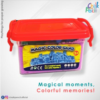 Magic Color Sand Box Creative Sensory Play Set