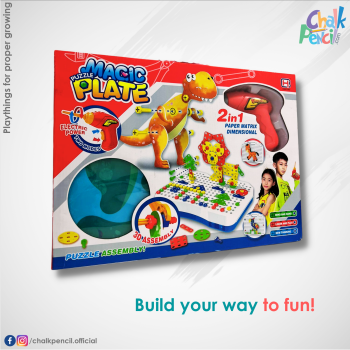 Cp017 Magic Puzzle Plate - Educational STEM Toy