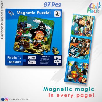 Magnetic Puzzle Pirates Treasure Set (97 Pcs)