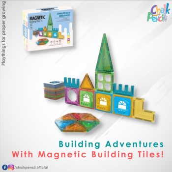 Magnetic Tiles 30 Pcs Building Set
