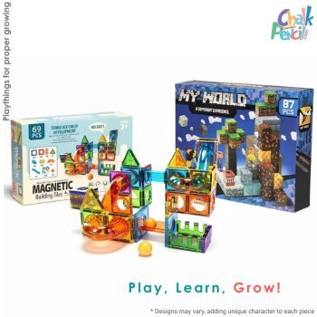 Magnetic Worlds Mega Building Set