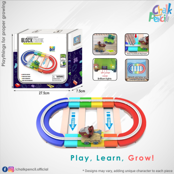 Mechanical Dinosaur Block Track 21 Pcs