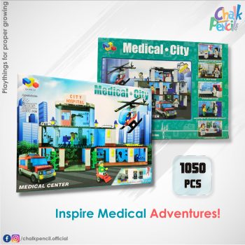 Amazing Medical City Building Blocks 1050 Pcs