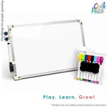 Mini Classroom Whiteboard Set with 8 Markers