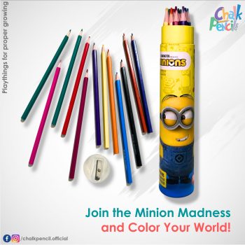 Minions Character Color Pencil Set for Kids