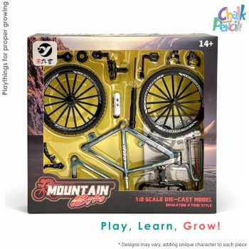 Mountain Black Bike 1:8 Scale Die-Cast Model