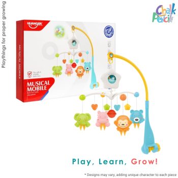 Huanger Musical Mobile Baby Rattle Crib Toy