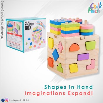 Pillar Intelligence Box Educational Wooden Toy
