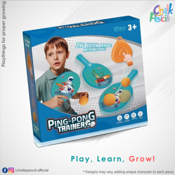 Ping Pong Trainer Solo Table Tennis Set