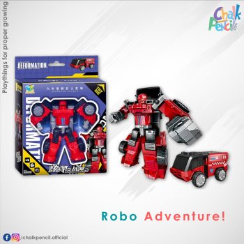Pioneer Robo Firefighter Transforming Playset