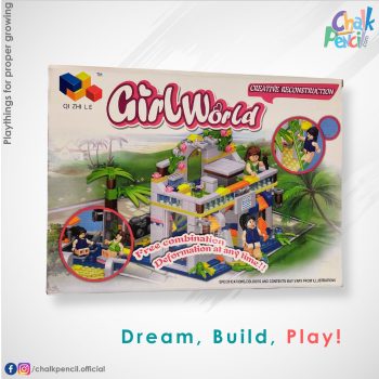Girl World Creative Building Blocks Set