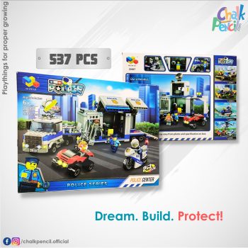 Genius Police Building Blocks Box