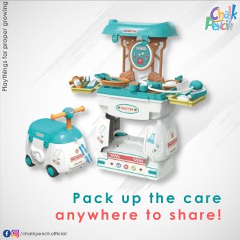 Pulley Strange Doctor Shop Play Set - 24 Pcs