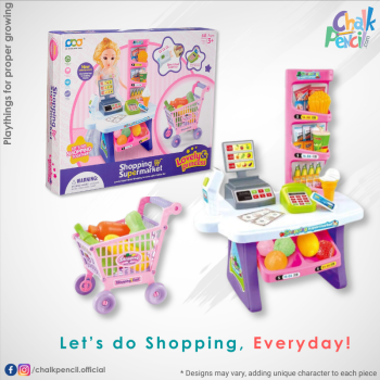 Shopping Supermarket Play Set - 48 Pieces