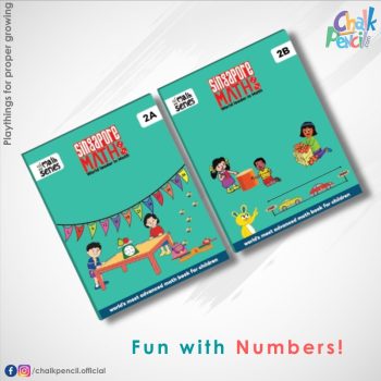 Goofi Singapore Math Level 2 (2A & 2B) Educational Book Set