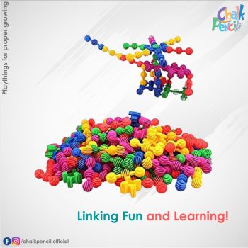 Snowflake Bean Building Blocks - Educational STEM Toy