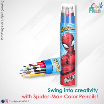 Spider-Man Themed Color Pencil Set