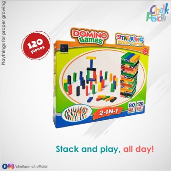 Cp050 Domino Stacking Block Game