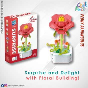 Surprise Flower Building Blocks DIY Garden Set