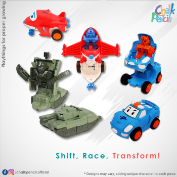 Transformers Transforming Vehicles Action Toy Set