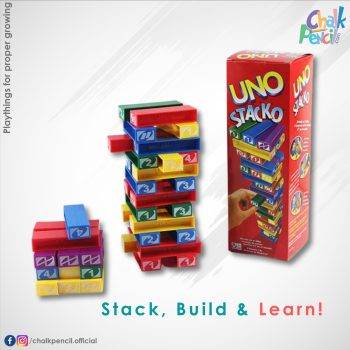 Uno Stacko Stacking Game for Families