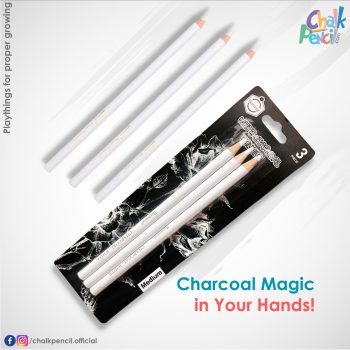 Professional White Charcoal Pencil for Sketching