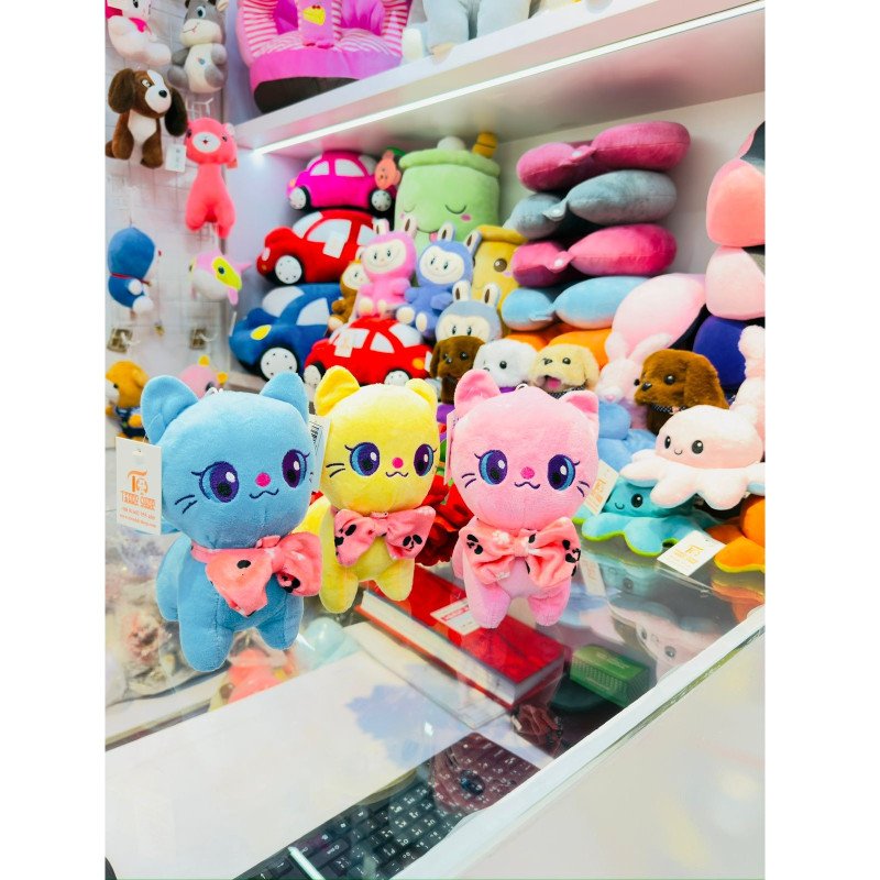Cute Cat Plush Toy - Soft Animal Decoration