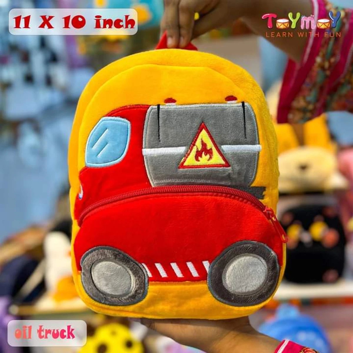 Toymoy Oil Truck Mini Backpack for Kids