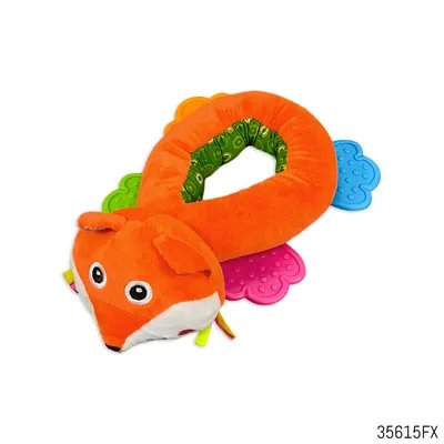 Plush Soft Teething Rattle Toy - Fox Jhunjhuna