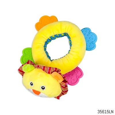 Plush Soft Teething Rattle Lion Toy for Babies