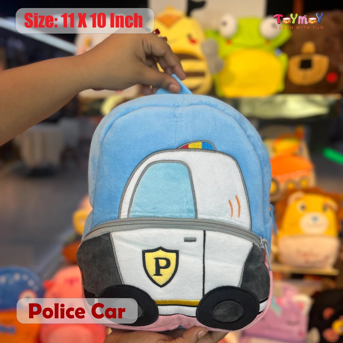 Police Car Mini Backpack for Kids