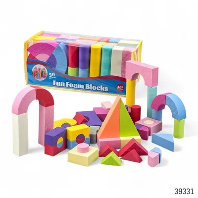 Puzzle Fun EVA Foam Blocks 50Pcs Set for Kids (3+ Years)