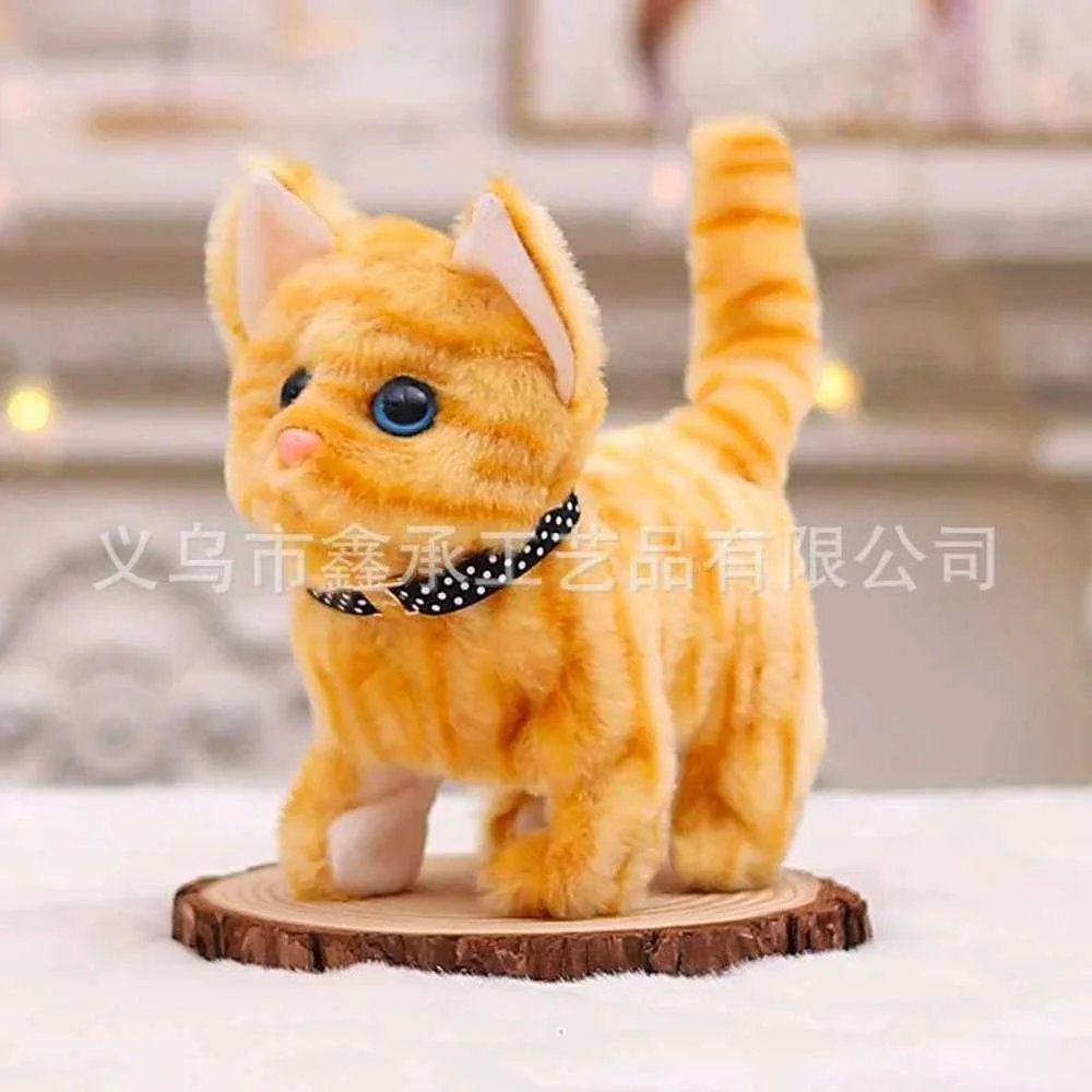 Interactive Walking Cat Toy with Sound