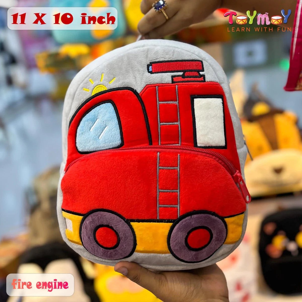 Fire Engine Mini Backpack for Kids